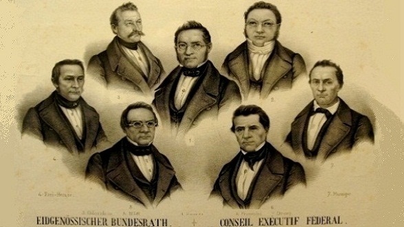 Portraits des conseillers fédéraux depuis 1848